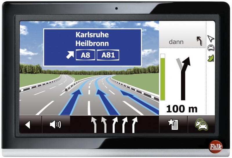 Falk NEO 550 - Navi mit praktischer Anbindung