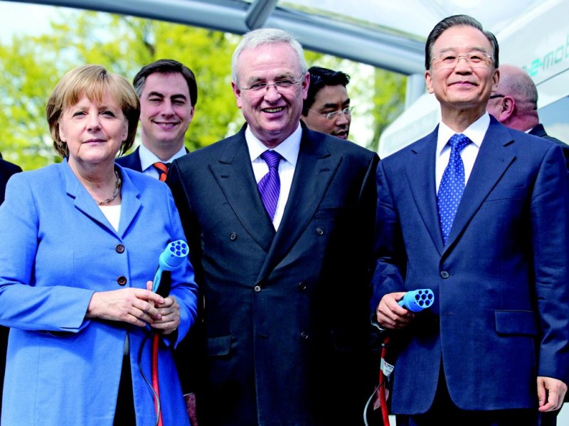 Bundeskanzlerin mit Chinas Regierung zu Gast in Wolfsburg