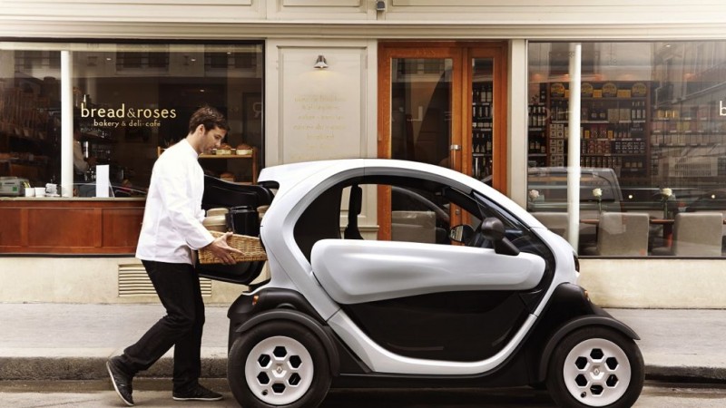 Renault Twizy Cargo mit Kofferraumvolumen für den Lieferverkehr (2013)