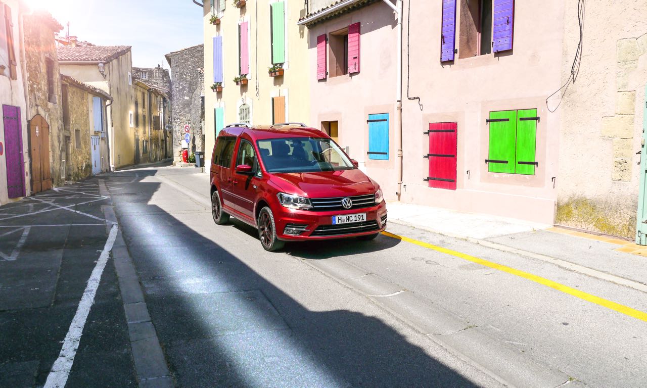 Volkswagen Caddy (2016) im Test bei Marseille in Frankreich