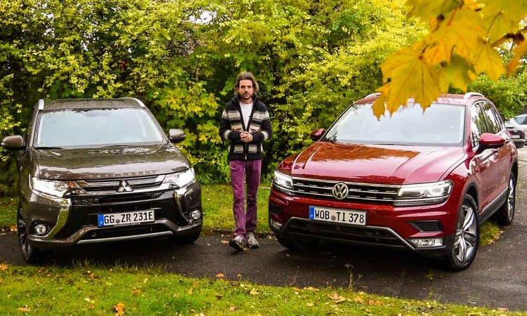 mitsubishi-outlander-phev-und-vw-volkswagen-tiguan