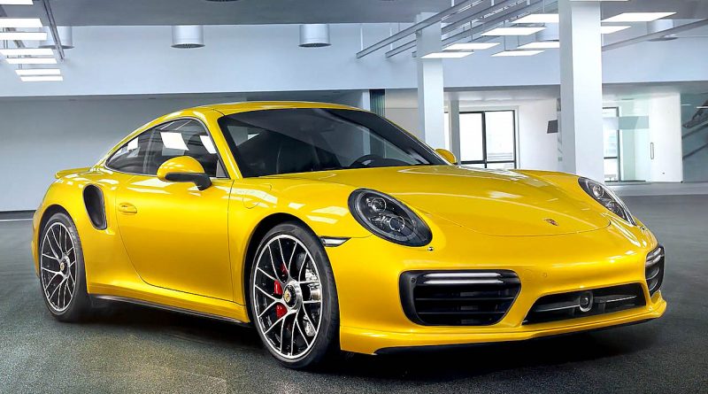 Diese gelbe Lackierung gibt es für 9.000 Euro für Porsche 911 Turbo Modelle  @  - Das Auto Magazin