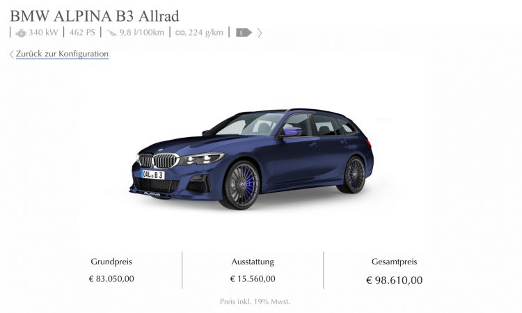 Alpina B3 Konfigurator 750x450 - BMW Alpina B3 Verkaufsstart: Das wäre unsere Konfiguration!