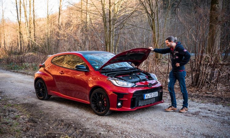 Toyota GR Yaris 2021 261 PS Allrad Karmina Rot Test und Fahrbericht WRC AUTOmativ.de Benjamin Brodbeck 35 750x450 - Toyota GR Yaris (2021) im Test und Deep-Dive: WRC-Rallyeauto für alle!