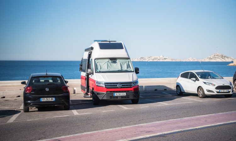 VW Grand California 600 10 Naechte in Frankreich Praxistest Test Ausstattung Herausforderungen Abwasser Wasser Strom Gasheizung TRUMA AUTOmativ.de Z 51 750x450 - Campervan: Energieunabhängig werden - und das für unter 1.000 Euro