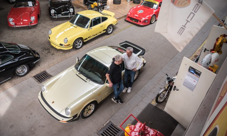 Besuch bei SWS Sport Wagen Service im Saarland Porsche 911 3.2 Carrera 1968 in Hellgelb Perl AUTOmativ.de 8 750x450 - Wiedersehen nach 38 Jahren: One-off-Dienstwagen '86er 911 Carrera 3,2 in "Hellgelb-Perlglanz"