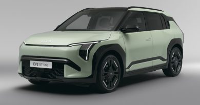 Neuer Kia EV3 Elektroauto Elektro SUV im ersten Eindruck Markteinfuehrung im November 2024 Allrad Version folgt 2026 Preise Ausstattung AUTOmativ.de 8 390x205 - Neuer Kia EV3 (2024): Allrad- und 400-PS-GT-Version folgen 2026
