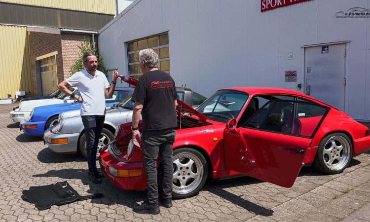 Porsche 911 964 Generation Kaufberatung bei SWS Sport Wagen Service mit AUTOmativ.de Benjamin Brodbeck und Joachim Wagner Alle Porsche 964 Modelle bis zum 964 Turbo S Leichtbau und 964 Carrera RS 7 750x450 - Porsche 964: Große Kaufberatung aller Modelle - vom Carrera 4 bis zum Turbo S Leichtbau