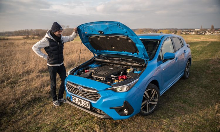 Subaru Impreza Platinum CVT 2024 Test und Fahrbericht AUTOmativ.de Benjamin Brodbeck 56 750x450 - Fahrbericht Subaru Impreza 2.0ie (2024): Weniger Leistung, mehr Technologie - mehr normal